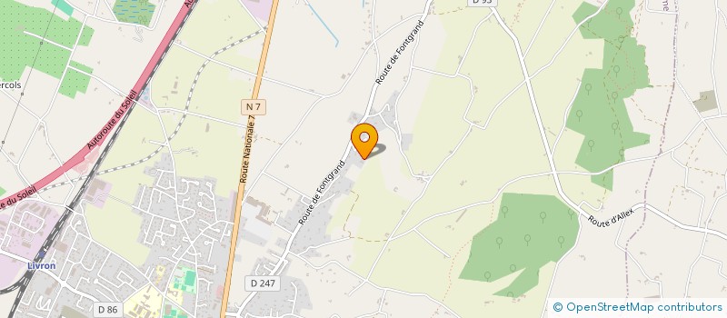 localisation de l'entreprise MONSIEUR JEAN ROUMEAS à LIVRON-SUR-DROME