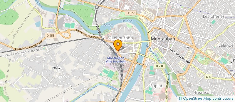 localisation de l'entreprise MONSIEUR JEAN ROUMIGUIE  MONTAUBAN