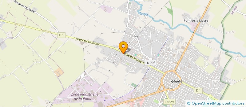 localisation de l'entreprise MONSIEUR JEAN ROUQUET  REVEL