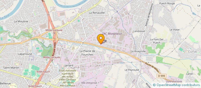localisation de l'entreprise MONSIEUR JEAN ROUQUETTE à ALBI