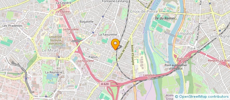 localisation de l'entreprise MONSIEUR JEAN ROUQUETTE à TOULOUSE