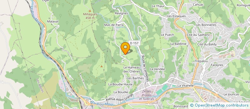 localisation de l'entreprise MONSIEUR JEAN ROUQUETTE  ALMONT-LES-JUNIES