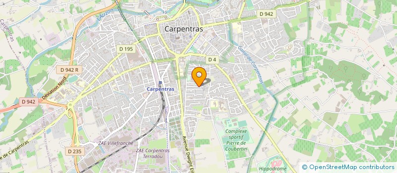 localisation de l'entreprise MONSIEUR JEAN ROUQUETTE  CARPENTRAS