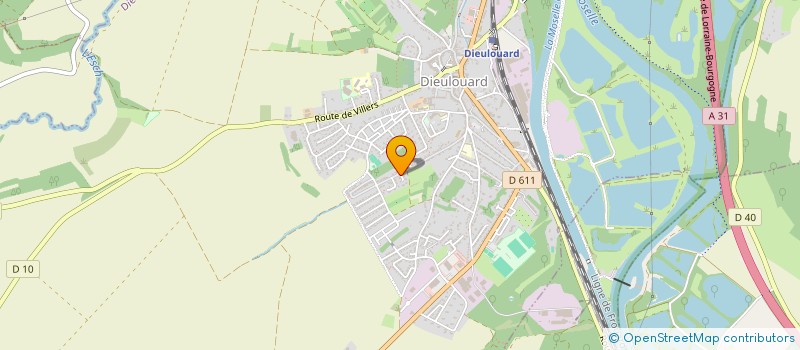 localisation de l'entreprise MONSIEUR JEAN ROUSSAS  DIEULOUARD