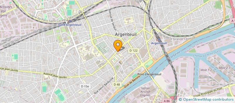 localisation de l'entreprise MONSIEUR JEAN ROUSSEAU à ARGENTEUIL