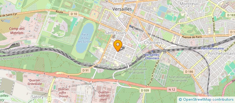 localisation de l'entreprise MONSIEUR JEAN ROUSSEAU à VERSAILLES