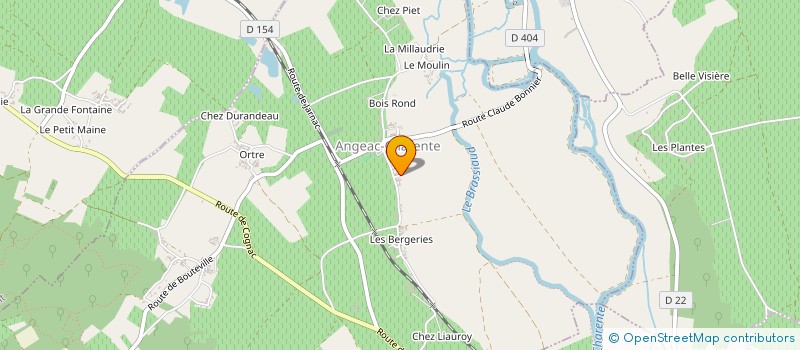 localisation de l'entreprise MONSIEUR JEAN ROUSSEAU à ANGEAC-CHARENTE