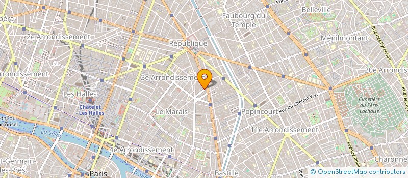 localisation de l'entreprise MONSIEUR JEAN ROUSSEAU  PARIS