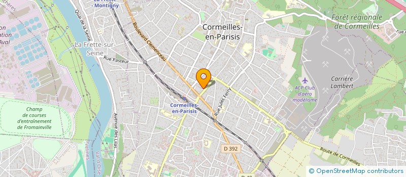 localisation de l'entreprise MONSIEUR JEAN ROUSSEAU  CORMEILLES-EN-PARISIS