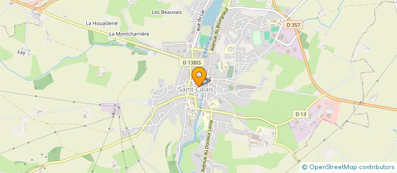 localisation de l'entreprise MONSIEUR JEAN ROUSSEAU  SAINT-CALAIS