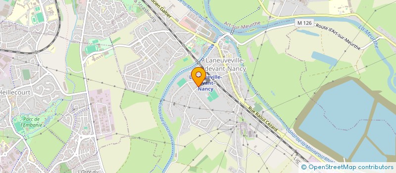 localisation de l'entreprise MONSIEUR JEAN ROUSSEAU  LANEUVEVILLE-DEVANT-NANCY