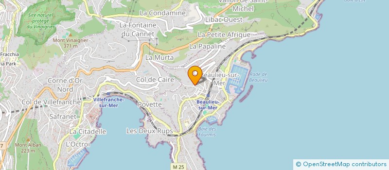 localisation de l'entreprise MONSIEUR JEAN ROUSSEAU à BEAULIEU-SUR-MER