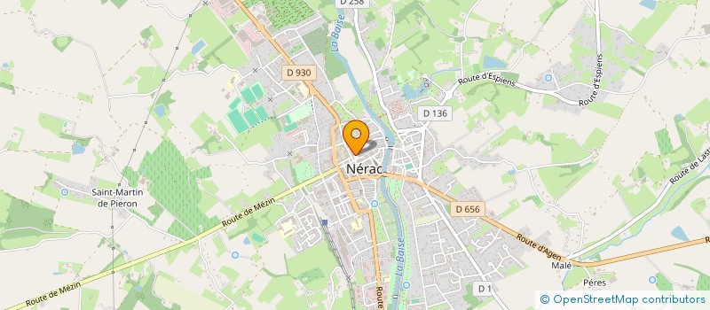 localisation de l'entreprise MONSIEUR JEAN ROUSSEL à NERAC