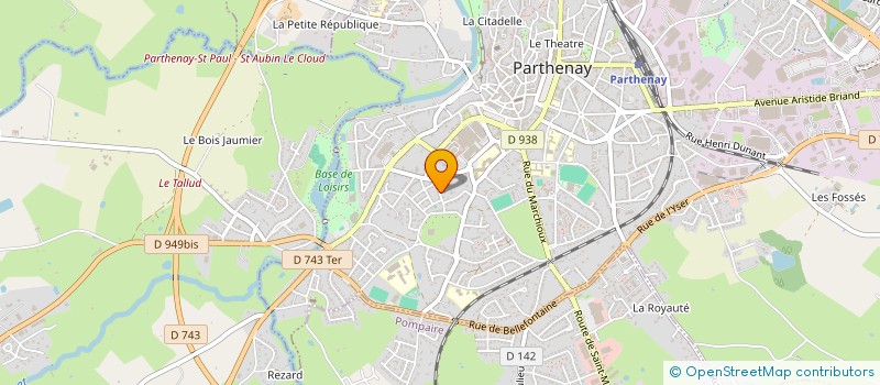 localisation de l'entreprise MONSIEUR JEAN ROUSSEL à PARTHENAY