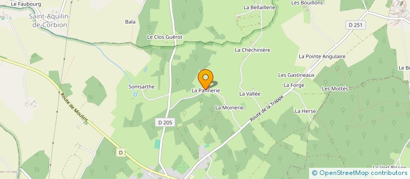 localisation de l'entreprise MONSIEUR JEAN ROUSSEL à SOLIGNY LA TRAPPE