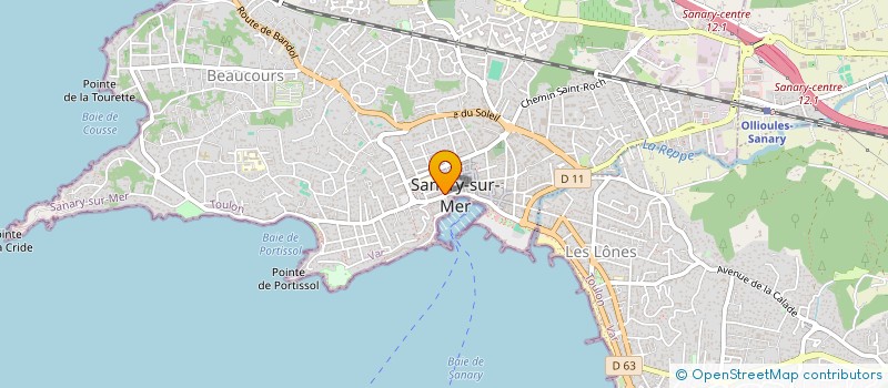 localisation de l'entreprise MONSIEUR JEAN ROUSSELIN à SANARY-SUR-MER