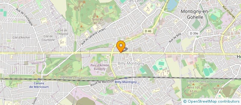 localisation de l'entreprise MONSIEUR JEAN ROUSSELLE à BILLY-MONTIGNY