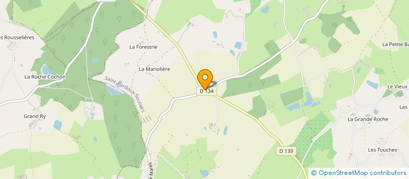localisation de l'entreprise MONSIEUR JEAN ROUSSELOT à SAINT-PARDOUX-SOUTIERS