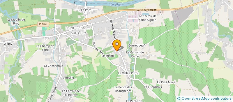 localisation de l'entreprise MONSIEUR JEAN ROUSSELY  SAINT-GEORGES-SUR-CHER