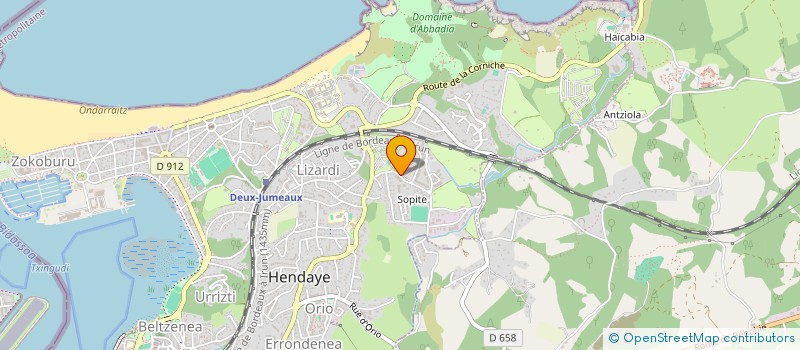 localisation de l'entreprise MONSIEUR JEAN ROUSSET à HENDAYE