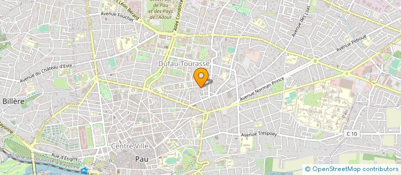 localisation de l'entreprise MONSIEUR JEAN ROUSSEU SALET à PAU