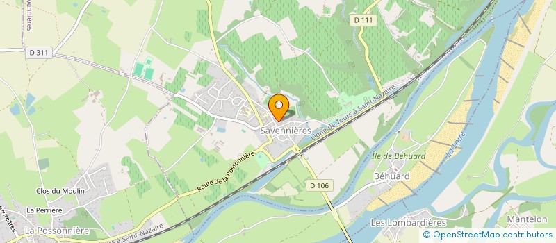 localisation de l'entreprise MONSIEUR JEAN ROUSSILLE  SAVENNIERES