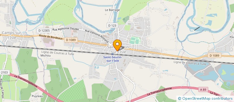localisation de l'entreprise MONSIEUR JEAN ROUSTAING à SAINT SEURIN SUR L'ISLE