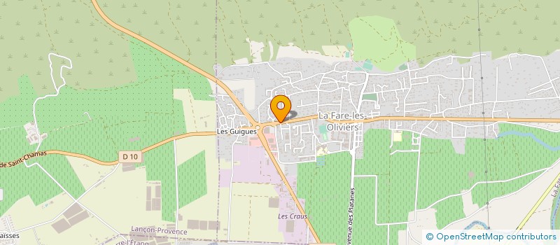 localisation de l'entreprise MONSIEUR JEAN ROUSTAN  LA FARE-LES-OLIVIERS