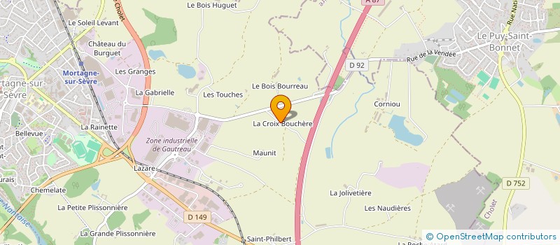localisation de l'entreprise MONSIEUR JEAN ROUTHIAU  MORTAGNE-SUR-SEVRE