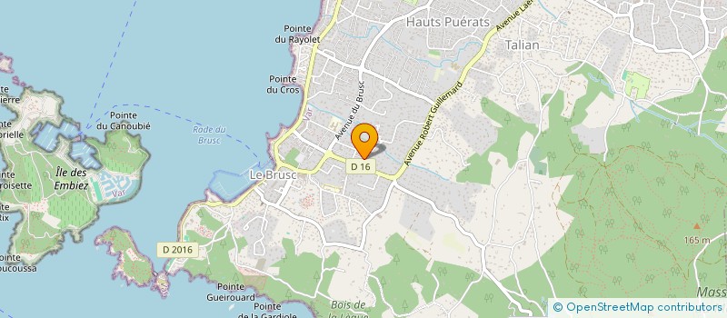 localisation de l'entreprise MONSIEUR JEAN ROUVIER à SIX-FOURS-LES-PLAGES