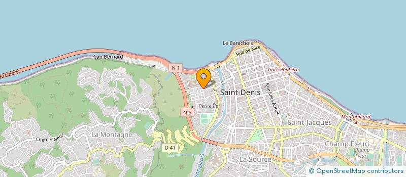 localisation de l'entreprise MONSIEUR JEAN ROUVIERE à SAINT-DENIS
