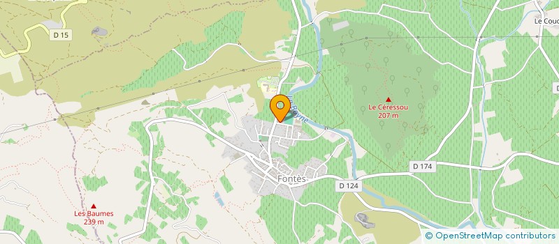 localisation de l'entreprise MONSIEUR JEAN ROUX  FONTES