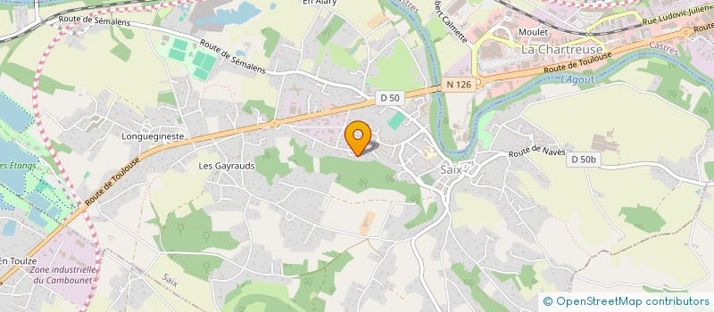 localisation de l'entreprise MONSIEUR JEAN ROUX à SAIX