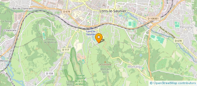 localisation de l'entreprise MONSIEUR JEAN ROUX à LONS-LE-SAUNIER