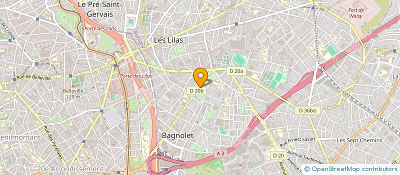 localisation de l'entreprise MONSIEUR JEAN ROUX à BAGNOLET