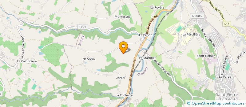 localisation de l'entreprise MONSIEUR JEAN ROUX  SAVIGNY