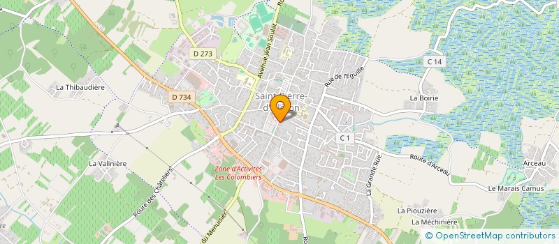 localisation de l'entreprise MONSIEUR JEAN ROUX  SAINT-PIERRE-D'OLERON