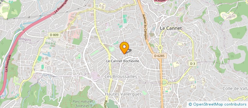 localisation de l'entreprise MONSIEUR JEAN ROUX à LE CANNET