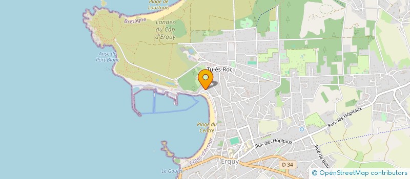 localisation de l'entreprise MONSIEUR JEAN ROUXEL  ERQUY