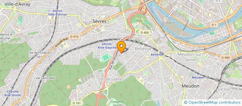 localisation de l'entreprise MONSIEUR JEAN ROUXEL à SEVRES
