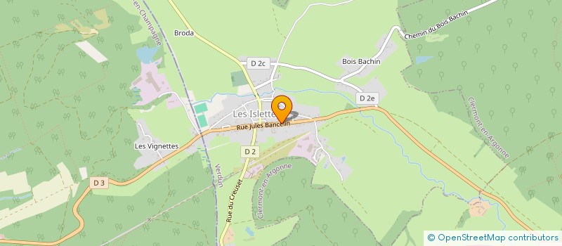 localisation de l'entreprise MONSIEUR JEAN ROUYER à LES ISLETTES
