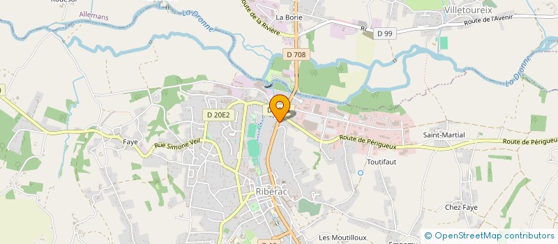 localisation de l'entreprise MONSIEUR JEAN ROVERE  RIBERAC