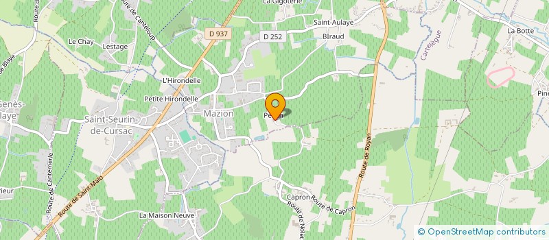 localisation de l'entreprise MONSIEUR JEAN ROY  MAZION