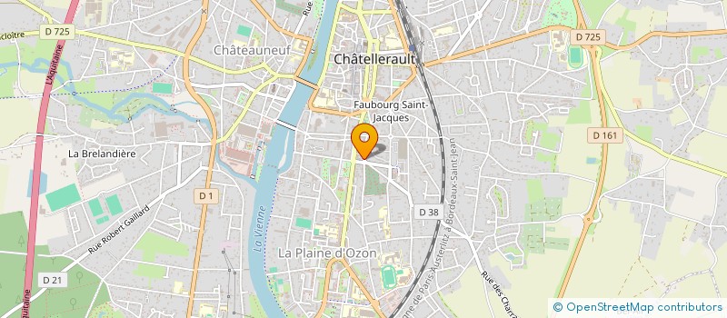 localisation de l'entreprise MONSIEUR JEAN ROY  CHATELLERAULT