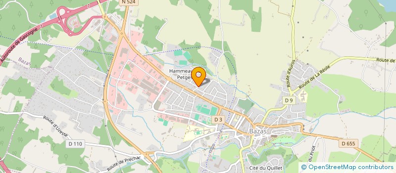 localisation de l'entreprise MONSIEUR JEAN ROY  BAZAS