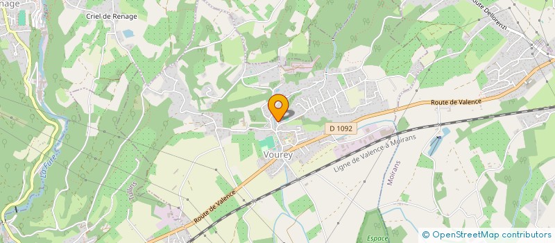 localisation de l'entreprise MONSIEUR JEAN ROYBON  VOUREY