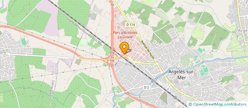localisation de l'entreprise MONSIEUR JEAN ROYER à ARGELES-SUR-MER