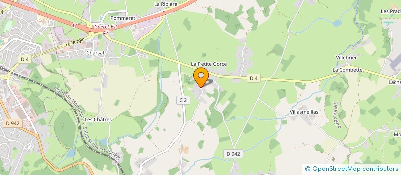 localisation de l'entreprise MONSIEUR JEAN ROYER à SAINTE-FEYRE