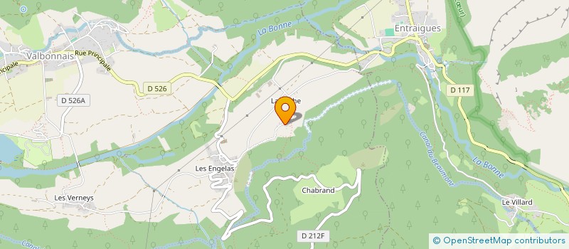 localisation de l'entreprise MONSIEUR JEAN ROYER  VALBONNAIS