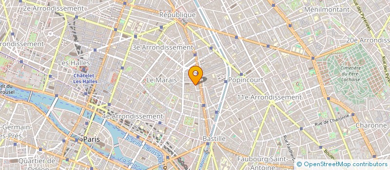 localisation de l'entreprise MONSIEUR JEAN ROYER  PARIS